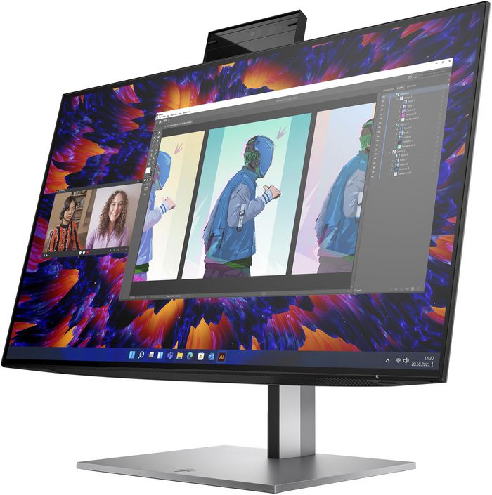 HP HP Z24m G3 computer monitor 60.5 cm (23.8") 2560 x 1440 pixels Quad HD Silver - W128836418