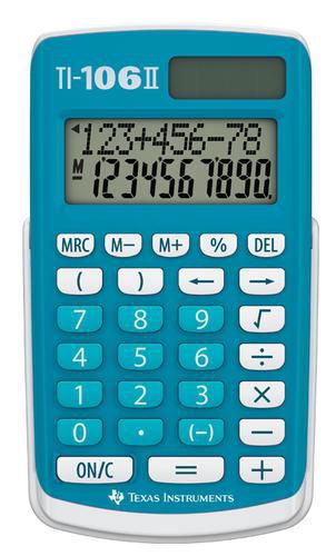 Texas Instruments Ti-106 Ii Calculator Pocket Display Blue - W128329870