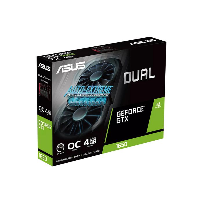 Asus Dual -Gtx1650-O4Gd6-P-Evo Nvidia Geforce Gtx 1650 4 Gb Gddr6 - W128826946