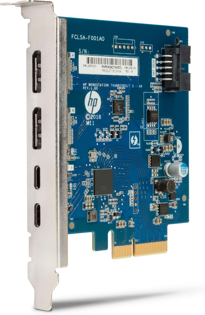 HP Carte E/S HP Thunderbolt 3 PCIe 2 ports - W125011722