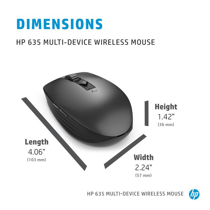 HP 635 Multi-Device Wireless Mouse - W126475640