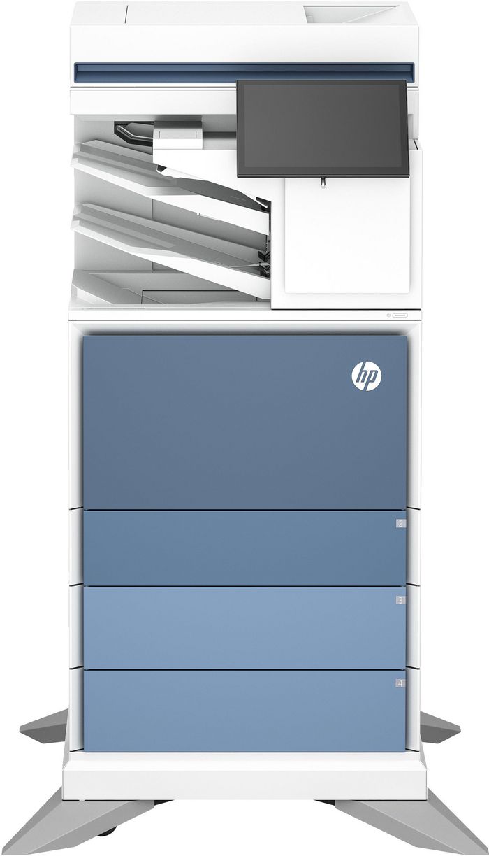 HP LaserJet Color Enterprise Flow MFP 6800zfsw Printer, Print, copy, scan, fax, Flow; Touchscreen; Stapling; TerraJet cartridge - W128593610