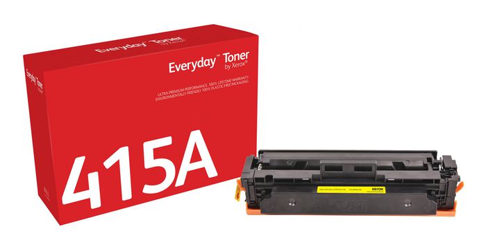 Xerox Everyday Yellow Toner Compatible With Hp 415A (W2032A), Standard Yield - W128270897