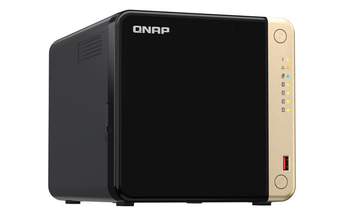 QNAP Intel® Celeron® N5095 4-core/4-thread processor, burst up to 2.9 GHz, 4 GB SODIMM DDR4 (1 x 4 GB) - W128163487