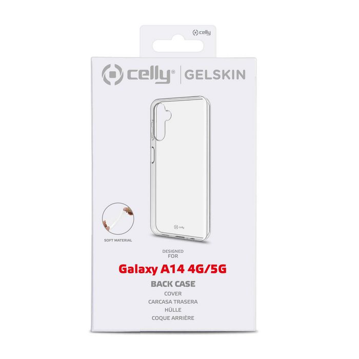 Celly Gelskin Mobile Phone Case 16.8 Cm (6.6") Cover Transparent - W128443951