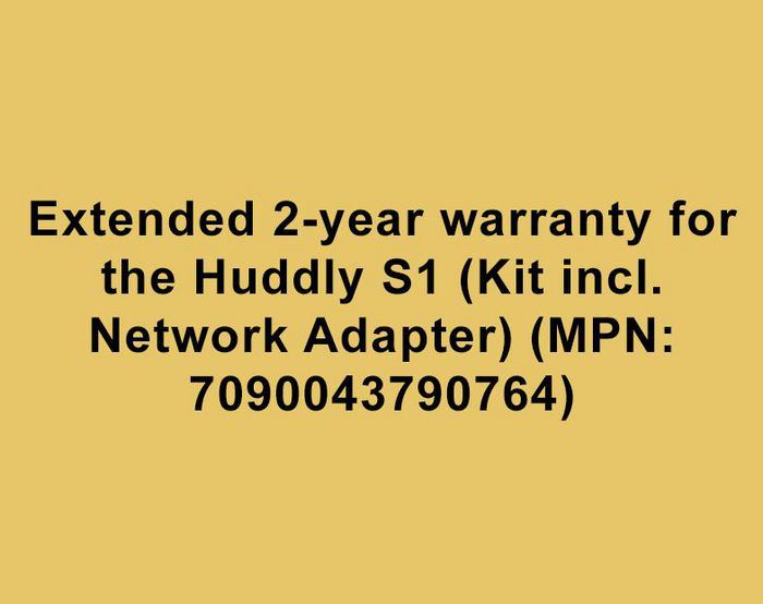 Huddly 2 Year Extended Warranty for the Huddly S1 Kit (with Network Adapter) - W128844355