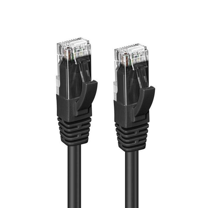 MicroConnect CAT5e U/UTP Network Cable 10m, Black - W125276658