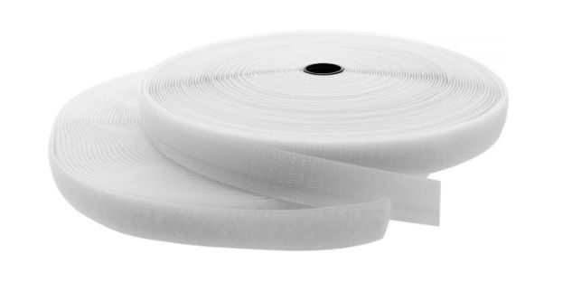 Lanview Hook and Loop Roll 10m x 10mm White - W128444969