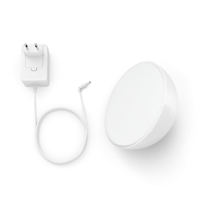 Philips by Signify Hue White and colour ambience Go portable light (latest model) Integrated battery Instant control via Bluetooth Control with app or voice* Add Hue Bridge to unlock more - W124438796