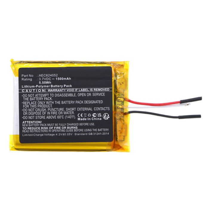 CoreParts Battery for Sony 3D Glasses 0.33Wh 3.7 V 90mAh for CECH-ZEG1U,Playstation PS3 3D Glasses - W128844864