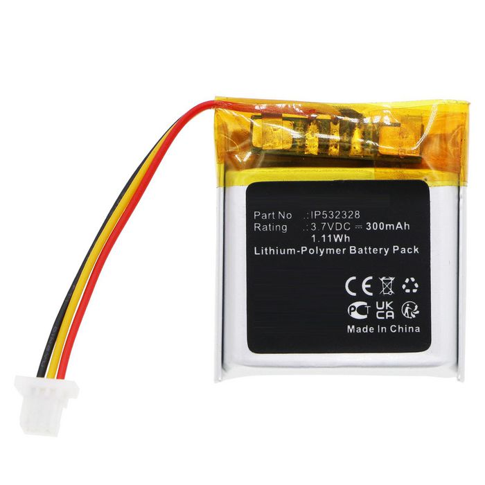 CoreParts Battery for Phonak Wireless Headset 1.11Wh 3.7V 300mAh for Compilot Air II,2 Audio Streamer - W128844867