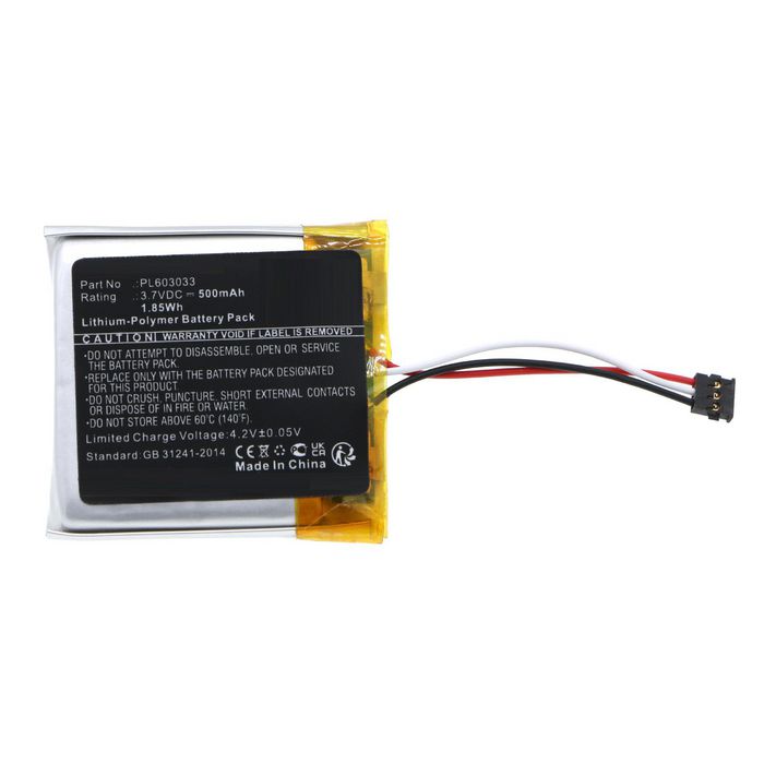 CoreParts Battery for Sony 3D Glasses 0.33Wh 3.7 V 90mAh for CECH-ZEG1U,Playstation PS3 3D Glasses - W128844873