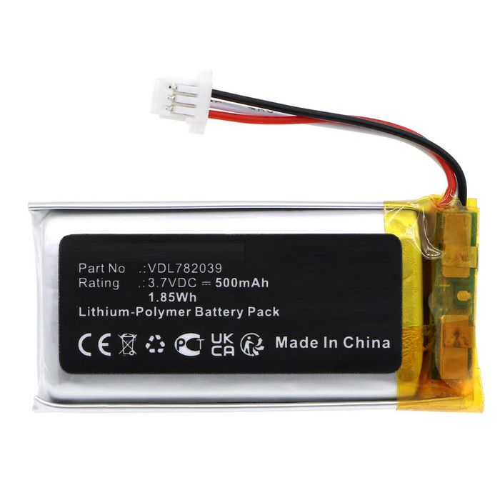 CoreParts Battery for Sony 3D Glasses 0.33Wh 3.7 V 90mAh for CECH-ZEG1U,Playstation PS3 3D Glasses - W128844880