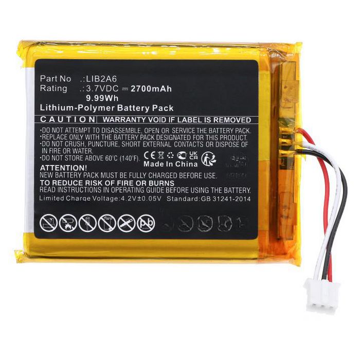 CoreParts Battery for DOTLUX Emergency Lighting 19.20Wh 6.4V 3000mAh for MISTRALexit,3538-140180 - W128844762