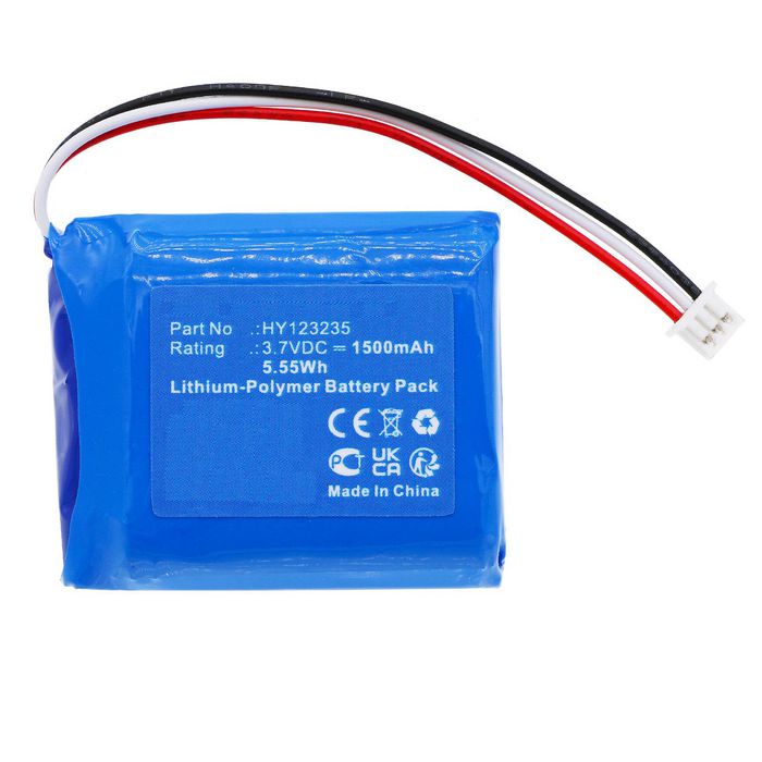 CoreParts Battery for HP Body Camera 5.55Wh 3.7V 1500mAh for DSJ-A6x - W128844743