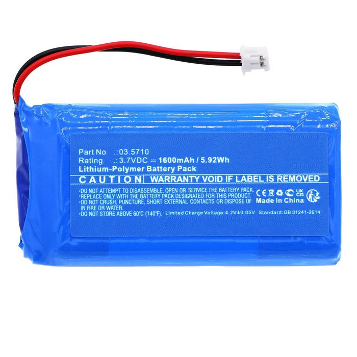 CoreParts Battery for Sony 3D Glasses 0.33Wh 3.7 V 90mAh for CECH-ZEG1U,Playstation PS3 3D Glasses - W128844777