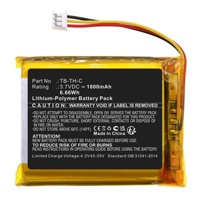 CoreParts Battery for Sony 3D Glasses 0.33Wh 3.7 V 90mAh for CECH-ZEG1U,Playstation PS3 3D Glasses - W128844812
