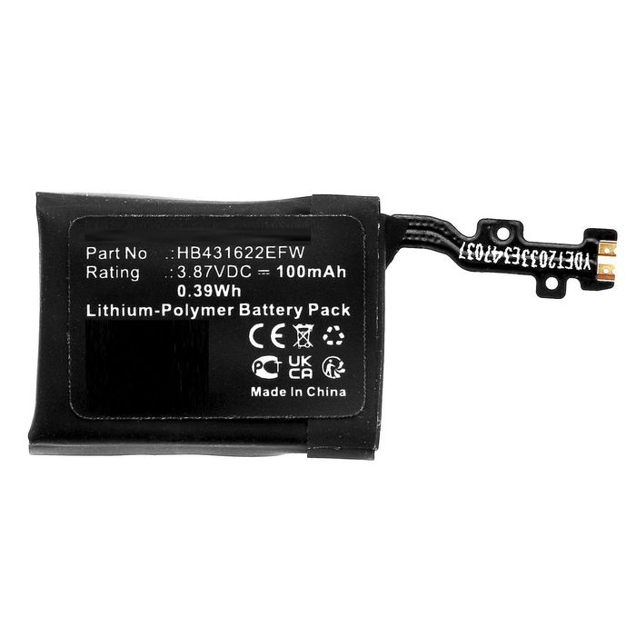 CoreParts Battery for Sony 3D Glasses 0.33Wh 3.7 V 90mAh for CECH-ZEG1U,Playstation PS3 3D Glasses - W128844819