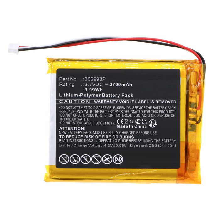 CoreParts Battery for Sony 3D Glasses 0.33Wh 3.7 V 90mAh for CECH-ZEG1U,Playstation PS3 3D Glasses - W128844840