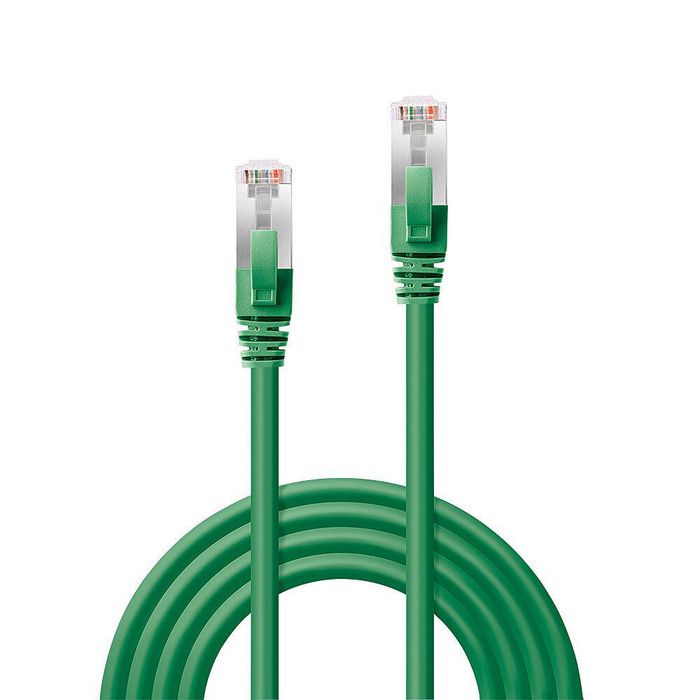 Lindy 47675 networking cable Green 0.3 m Cat6a S/FTP (S-STP) - W128851813