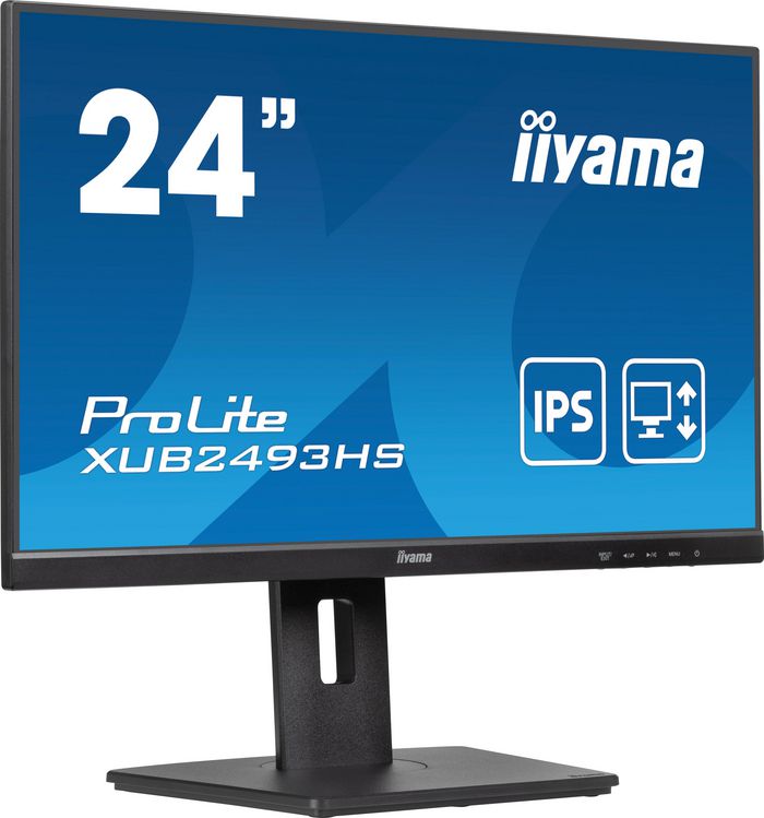 iiyama 24" ETE IPS-panel, 1920x1080@100Hz, 15cm Height Adj. Stand, 4ms, 250cd/m², Speakers, HDMI, DP (23,8" VIS) - W128854144