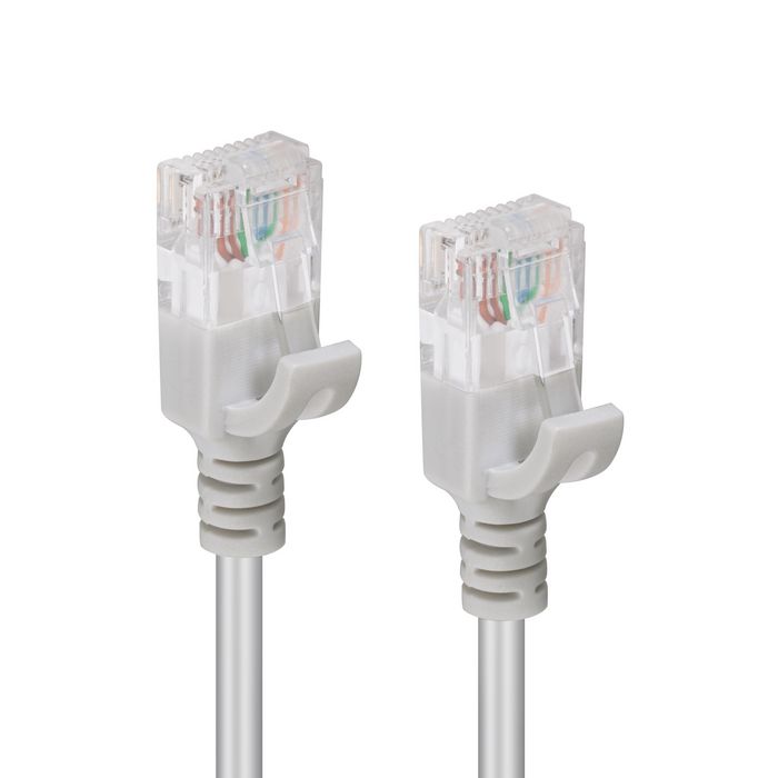 MicroConnect CAT6 U/UTP SLIM Network Cable 1m, Grey - W125077090