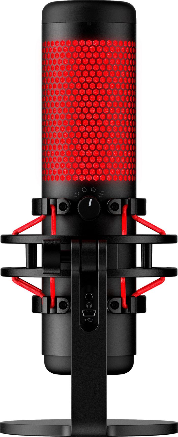4P5P6AA, HP HyperX QuadCast - USB Microphone (Black-Red