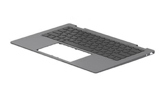 HP Laptop シルバー 英語配列 N91039-171, HP Top cover assembly with English keyboard, meteor