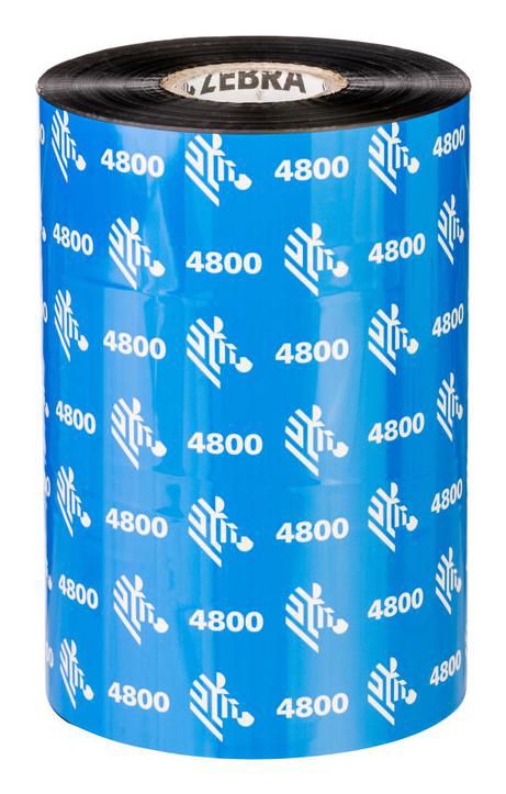04800BK06045, Zebra 4800 Resin Thermal Ribbon 60mm x 450m | EET