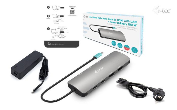 DOCKING STATION COOLBOX C31 USB-C PD 100W - miniatura 4
