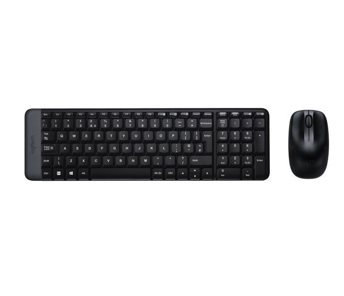 Logitech MK220 Wireless Keyboard & Mouse Combo - Black - View #2
