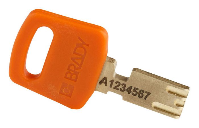 Brady Candado SafeKey Amarillo, 3 X 1.25 X 0.75 Pulgadas, Con Más De 100.000 Combinaciones