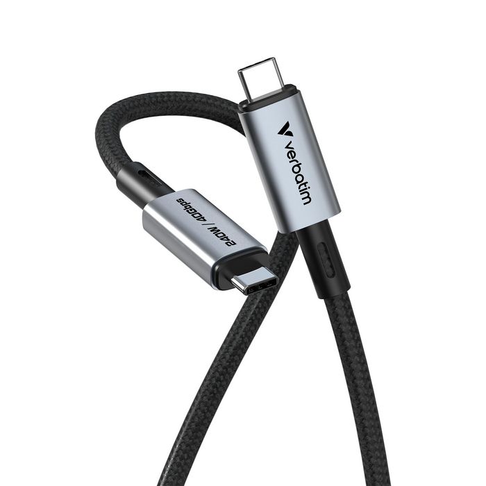 31847, Verbatim Sync & Charge USB C to USB C 240W 40 Gbps 120 cm | EET