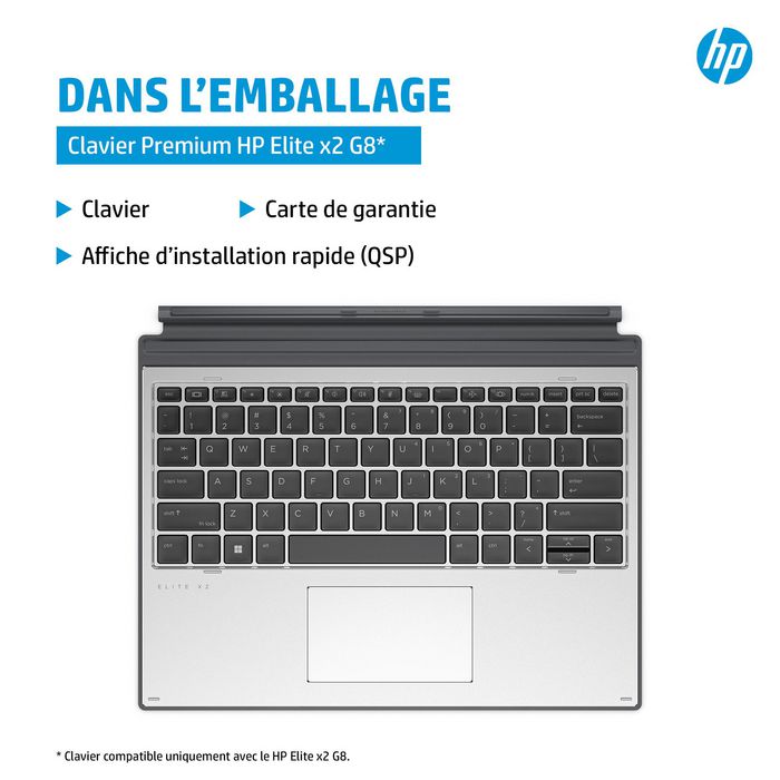 55G42AA, HP Elite x2 G8 Premium Keyboard | EET