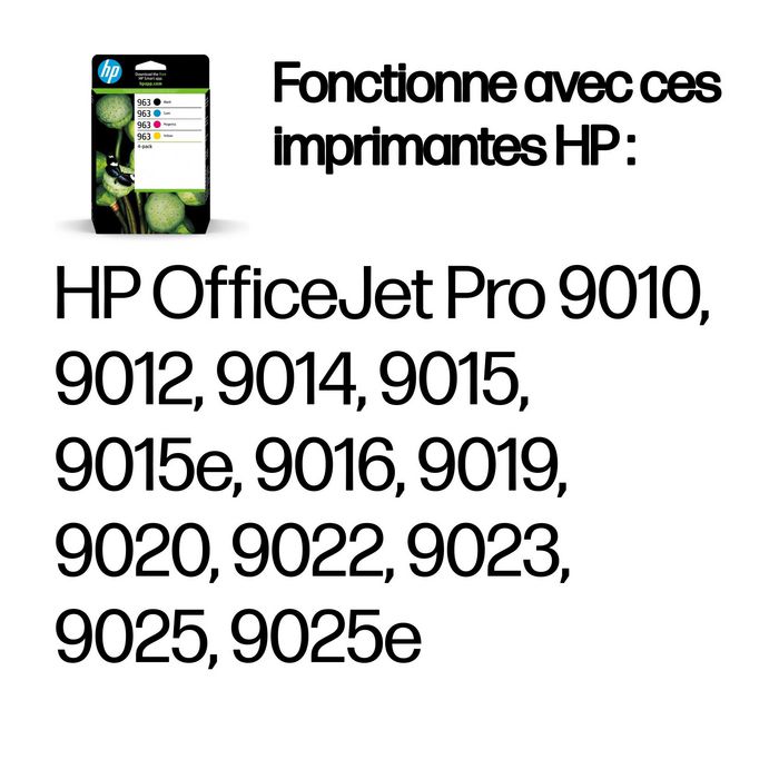 963 4-pack Black/Cyan/Magenta/Yellow Original Ink Cartridges | ® Slovenija - View #6