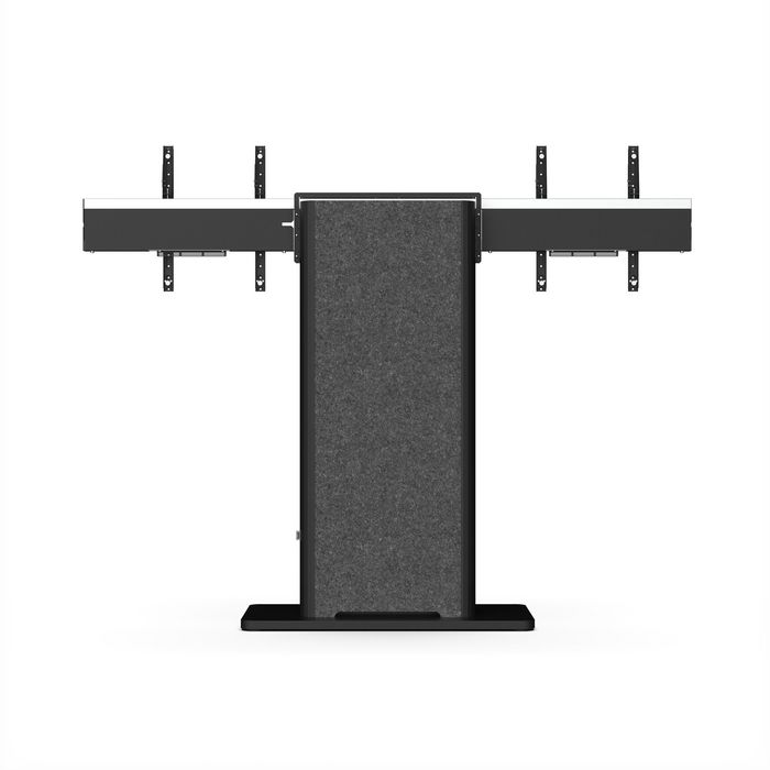 K16-341-1, SMS EVER620 Dual Freestand (stand), Dark. Up to 2 x 86