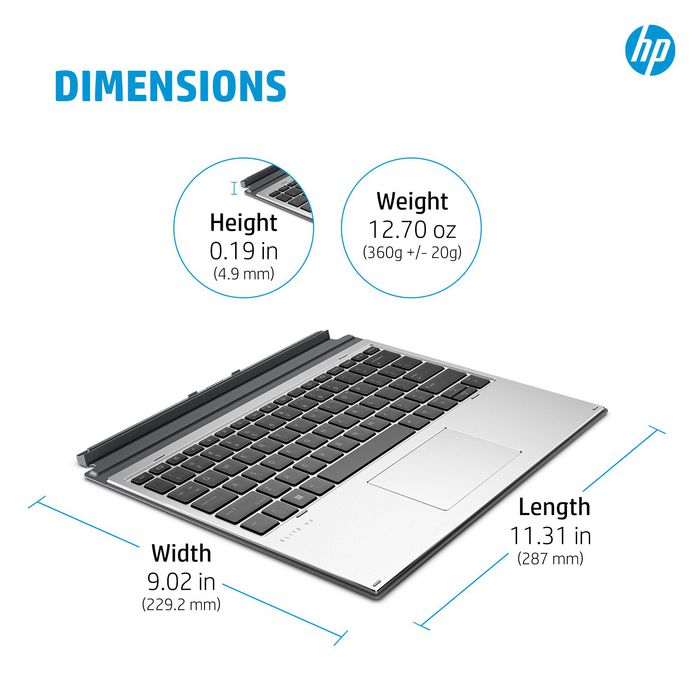 55G42AA, HP Elite x2 G8 Premium Keyboard | EET