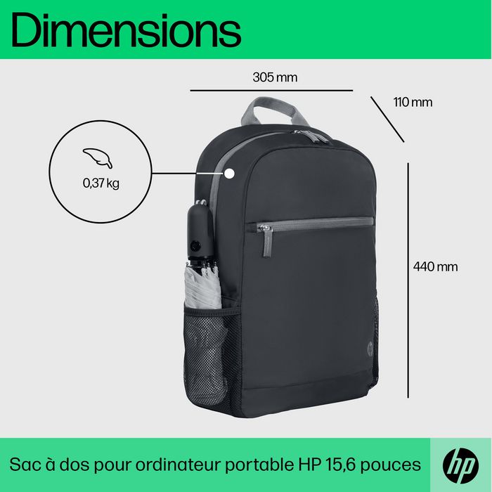 9W0Z7AA, HP 15.6-inch Laptop Backpack | EET