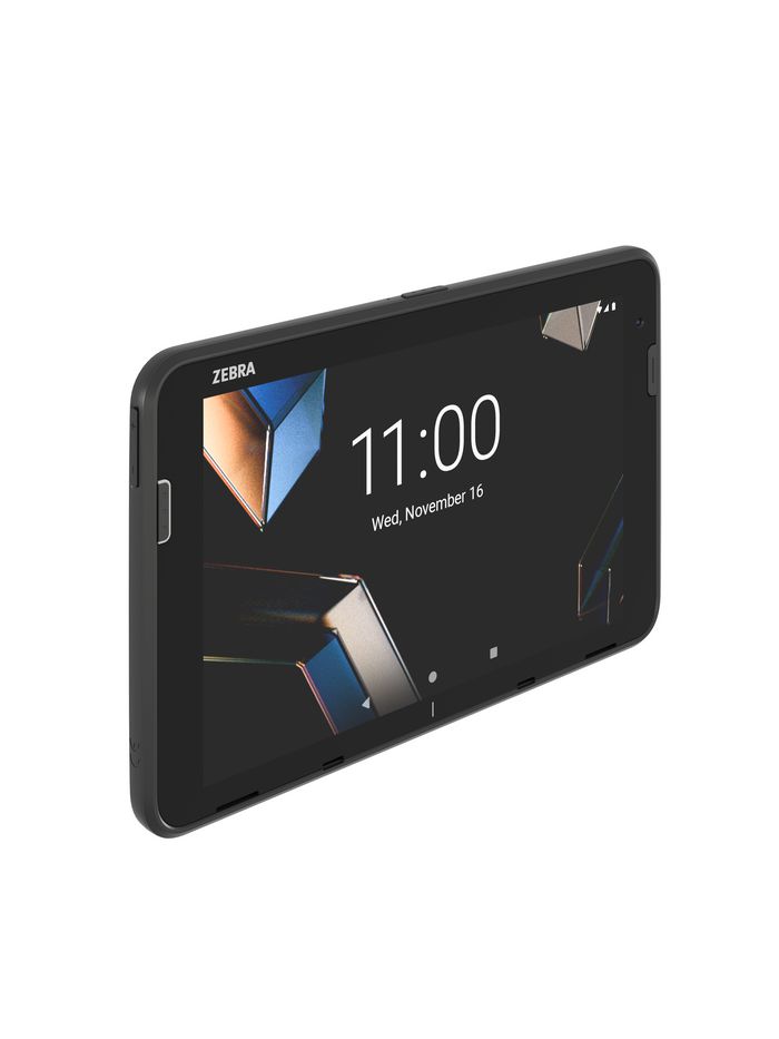 Zebra et401 8-palčni robustni tablični računalnik 5g s sprednje strani