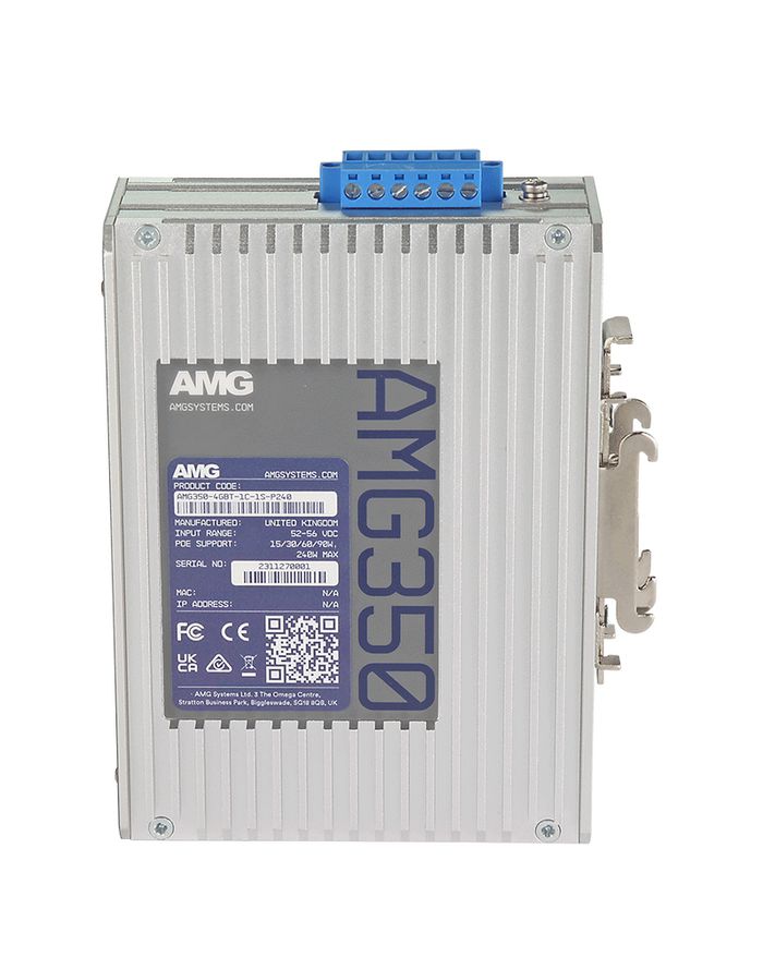 AMG350-4GBT-1C-1S-P240, AMG Industrial Unmanaged Switch, 4x 10/100 ...