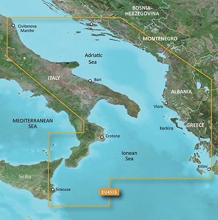Garmin VEU453S - Adriatic Sea, South Coast, microSD/SD - W124294672