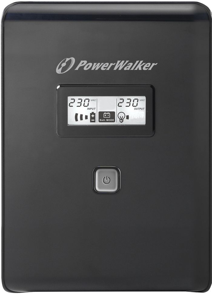 PowerWalker 1.5 kVA, 900W, 162-290V, 50/60Hz, 146x397x205mm, 10.7kg, Black - W124297314