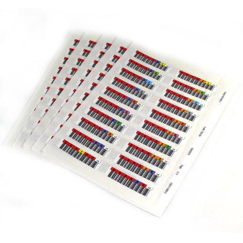 Quantum Data cartridge bar code labels, LTO Ultrium 6 (LTO-6), series (000801-001000) - W124307959