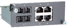 Moxa Gigabit and Fast Ethernet modules for PT Series rackmount Ethernet switches - W124315035