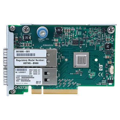 Hewlett Packard Enterprise InfiniBand FDR/EN 10/40Gb Dual Port 544FLR-QSFP Adapter - W124328071
