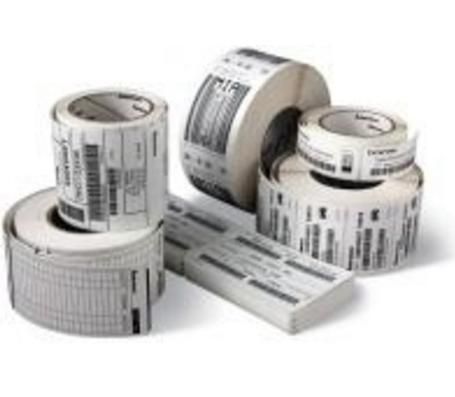 Zebra Label, Paper, 102x102mm; Direct Thermal, Z-Select 2000D, Coated, Permanent Adhesive, 25mm Core, Perforation - W124334959