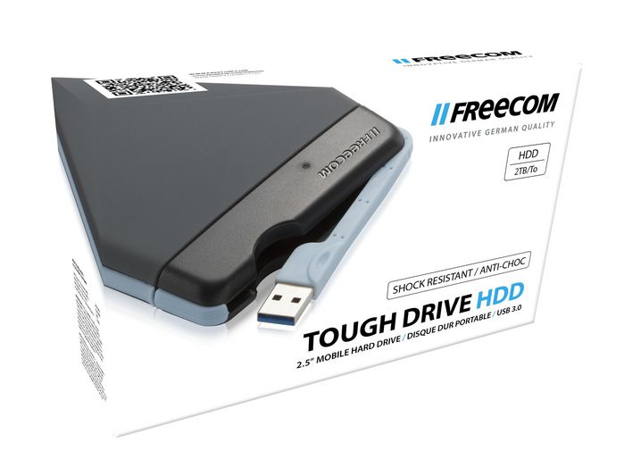 Freecom 2TB, 5400RPM, USB 3.0, 2.5" SATA, 14 x 8.3 x 1.9cm - W124324297