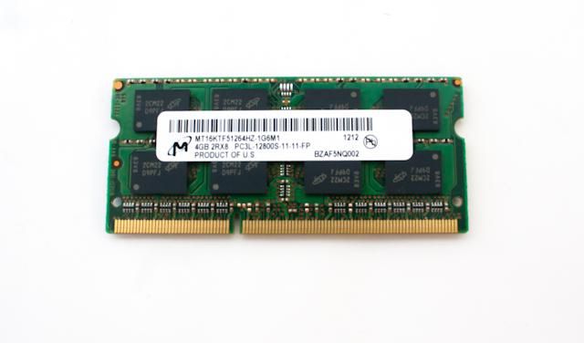 HP 4GB, 1600MHz, PC3-12800, CL=11, SDRAM Small Outline Dual In-Line Memory Module (SODIMM) - W124329480