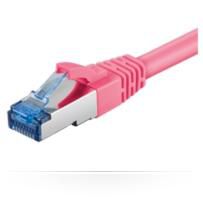 MicroConnect CAT6a S/FTP Network Cable 1m, Pink - W124374762