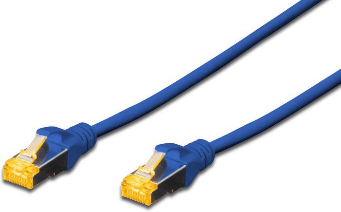 MicroConnect CAT6a S/FTP Network Cable 5m, Blue with Snagless - W124374770